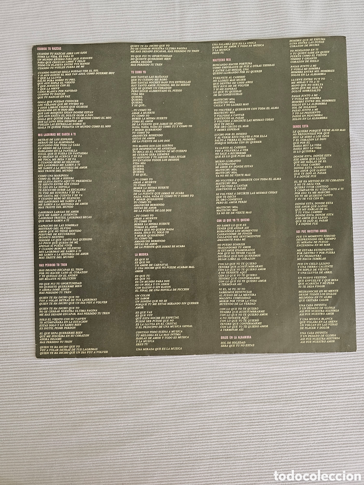 Discos de vinilo: LP vinilo vintage, Mocedades, La M&uacute;sica, CBS
