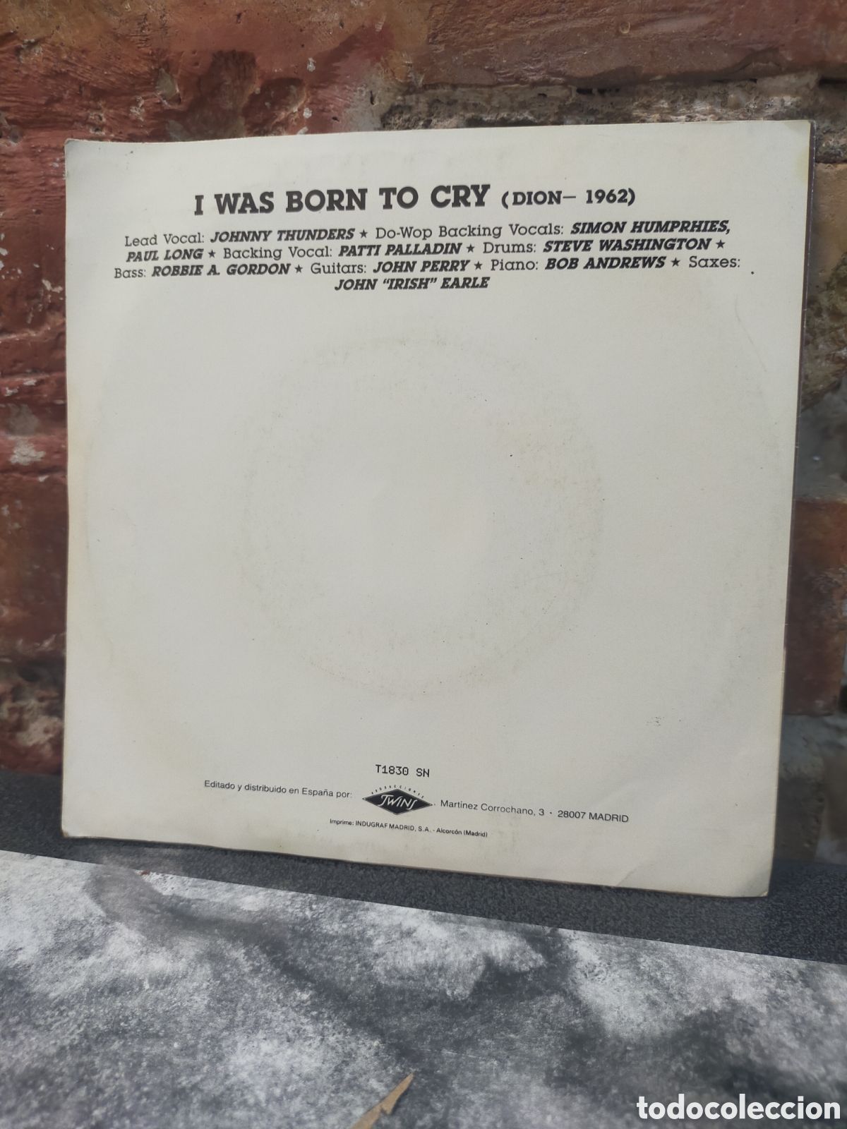 Discos de vinilo: Vinilo single Johnny Thunders & Patti Palladin - Foto 2
