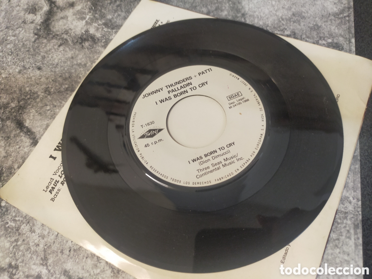 Discos de vinilo: Vinilo single Johnny Thunders & Patti Palladin - Foto 3
