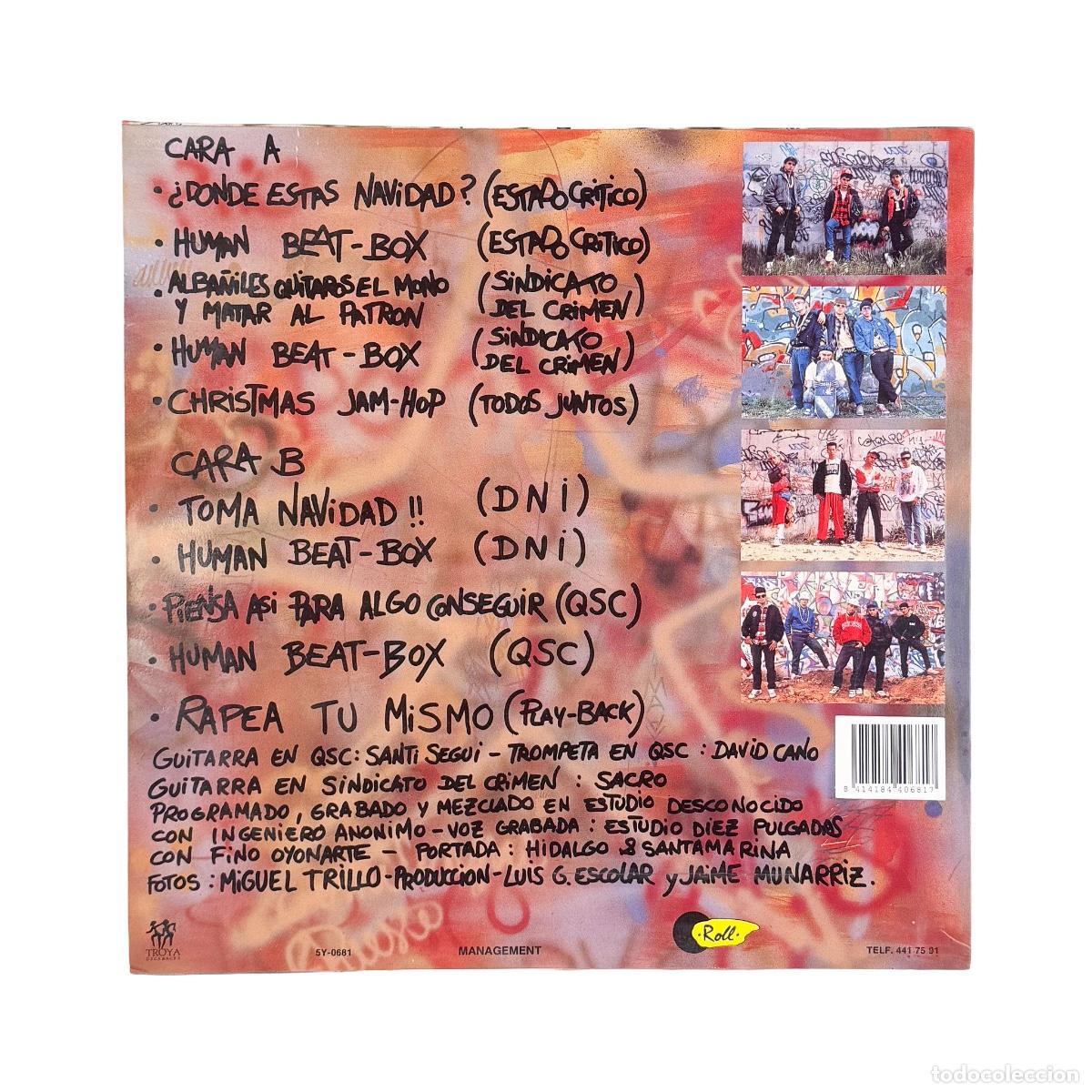 Discos de vinilo: LP. Various. Navidad Hip Hop 2 (VG+/VG+) - Foto 2