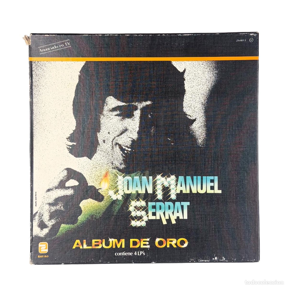 Discos de vinilo: 4xLP. Joan Manuel Serrat. &Aacute;lbum De Oro (VG+/VG+)