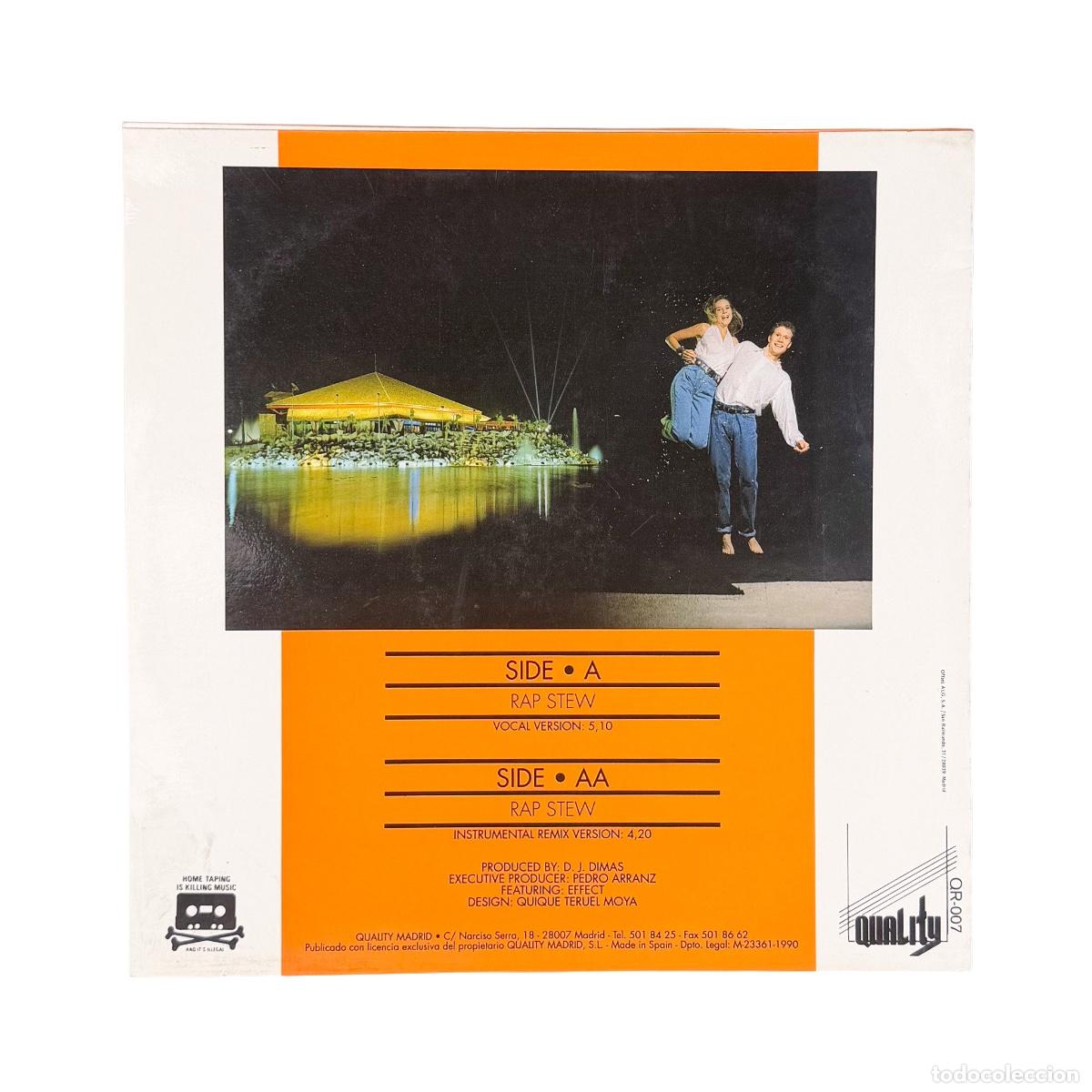 Discos de vinilo: MAXI LP. Dimas Carbajo Featuring Effect. Rap Stew (VG+/VG+) - Foto 2