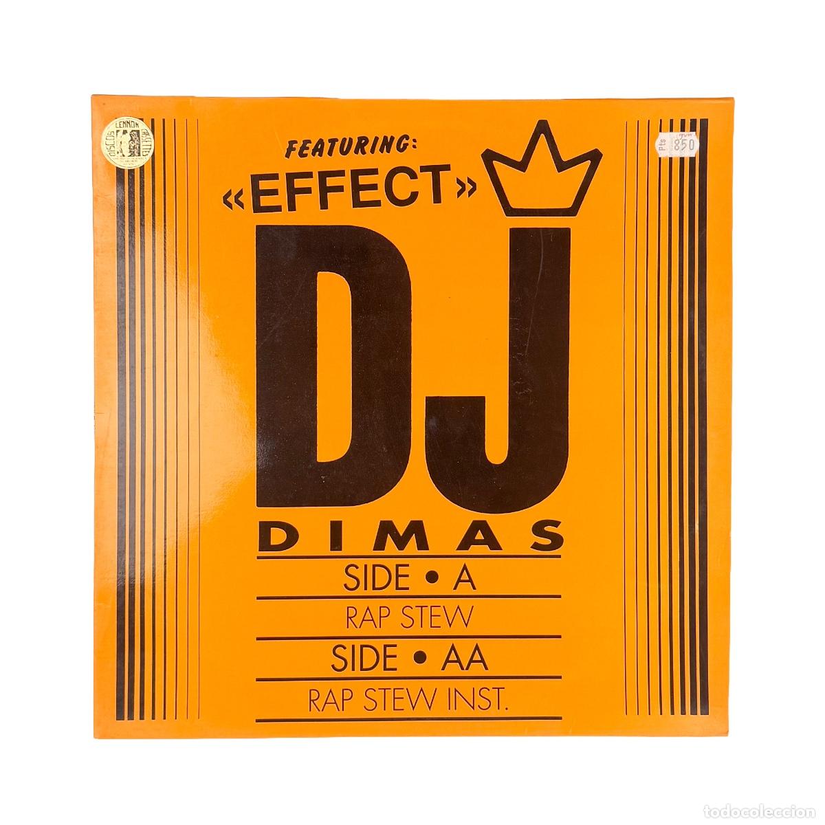 Discos de vinilo: MAXI LP. Dimas Carbajo Featuring Effect. Rap Stew (VG+/VG+)