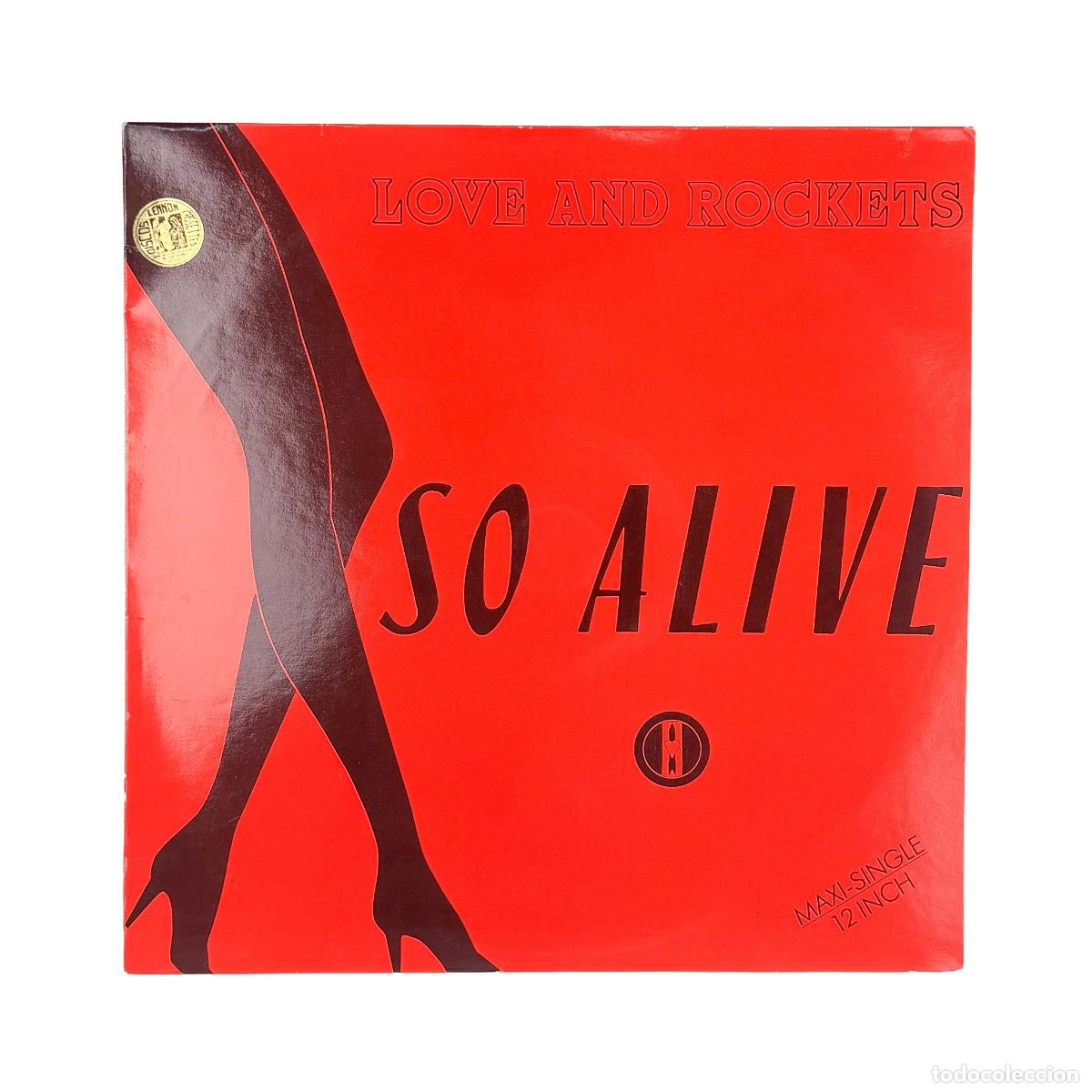 Discos de vinilo: MAXI LP. Love And Rockets. So Alive (VG/VG+)