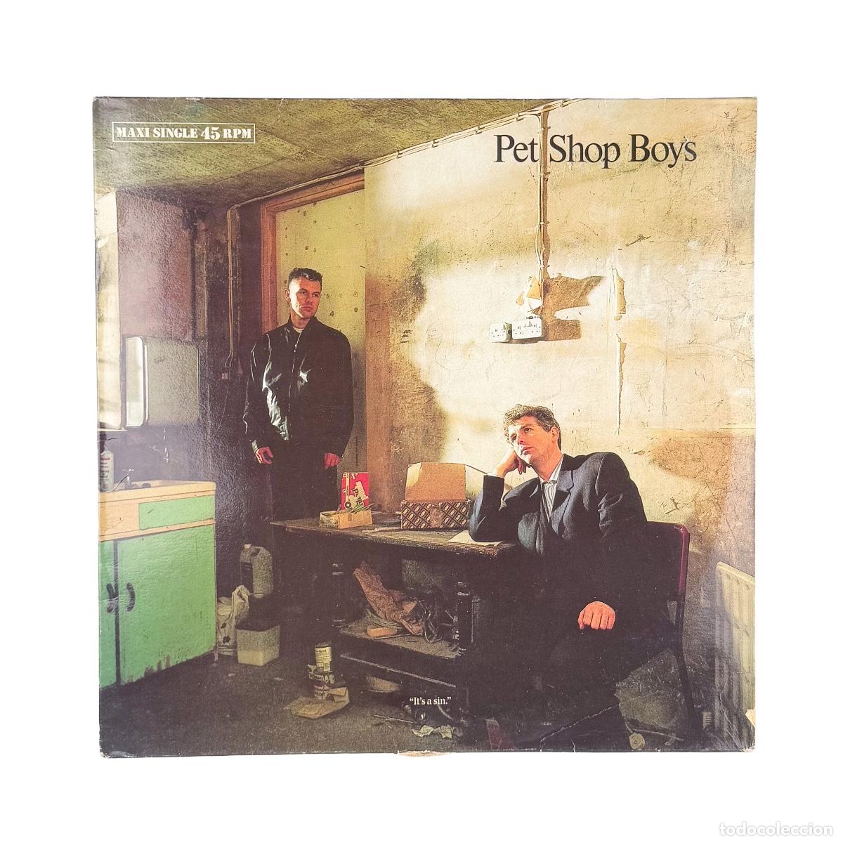 Discos de vinilo: MAXI LP. Pet Shop Boys. It's A Sin (VG+/VG+)