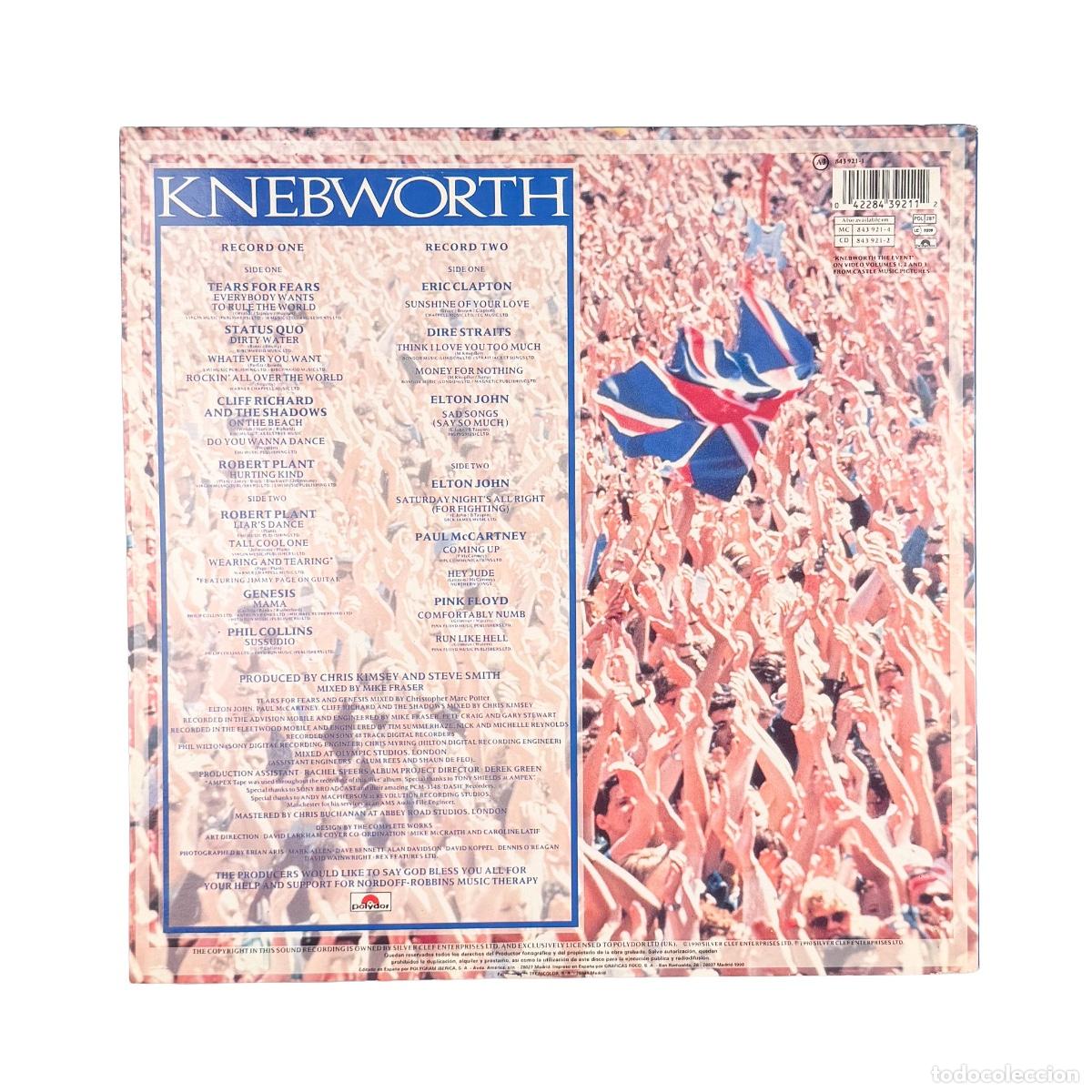 Discos de vinilo: 2xLP. Various. Knebworth (VG+/VG+) - Foto 2