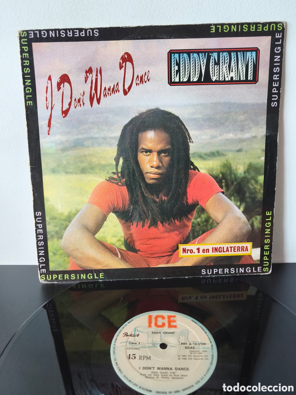 Discos de vinilo: Eddy Grant ​I Don't Wanna Dance : ICE &ndash; PRT A 12.3100, Portrait &ndash; PRT A 12.3100 - Vinilo, 12&rdquo;, LA.4
