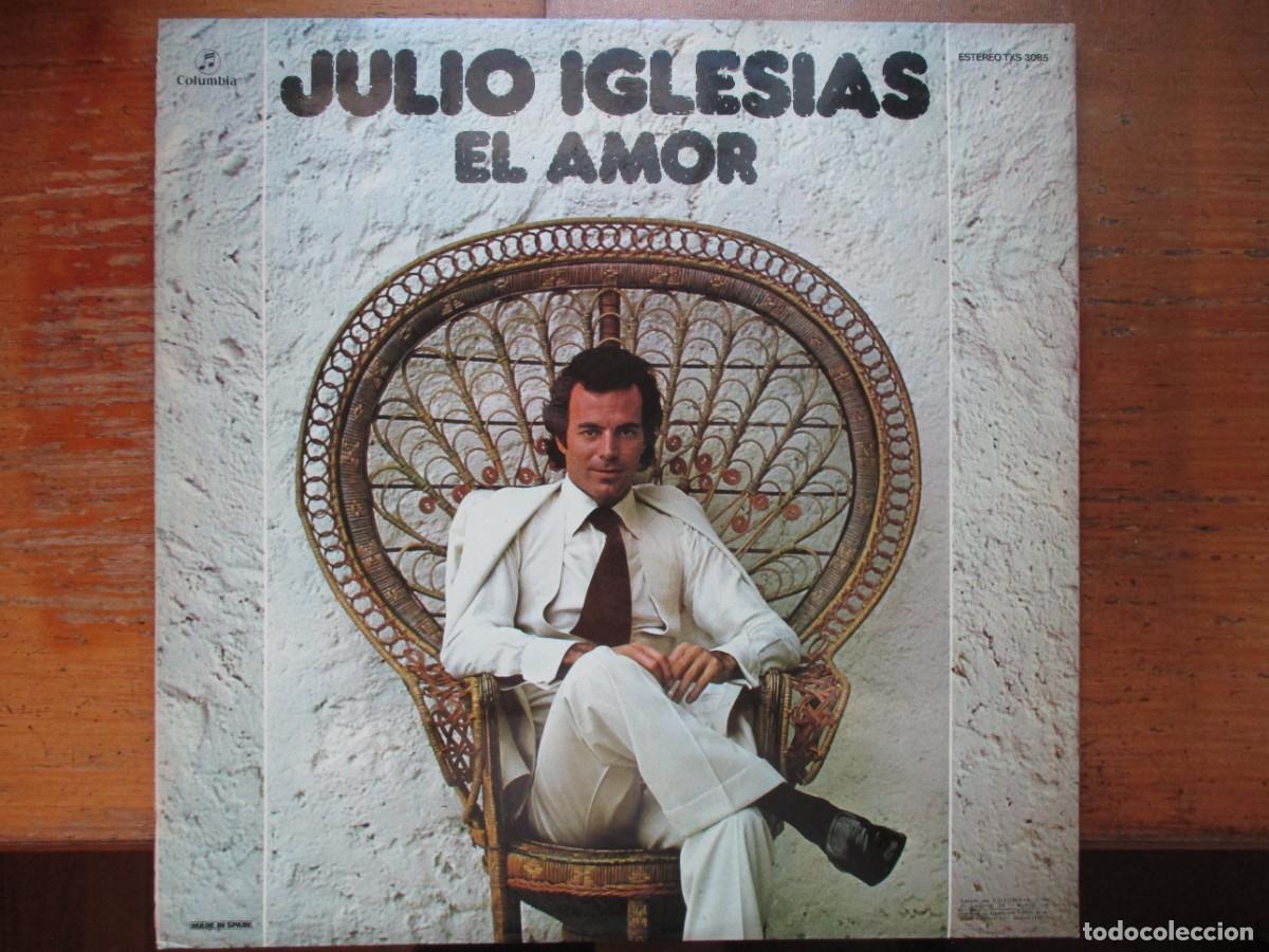 Discos de vinilo: DISCO LP , JULIO IGLESIAS , EL AMOR , BUEN ESTADO VER FOTOS