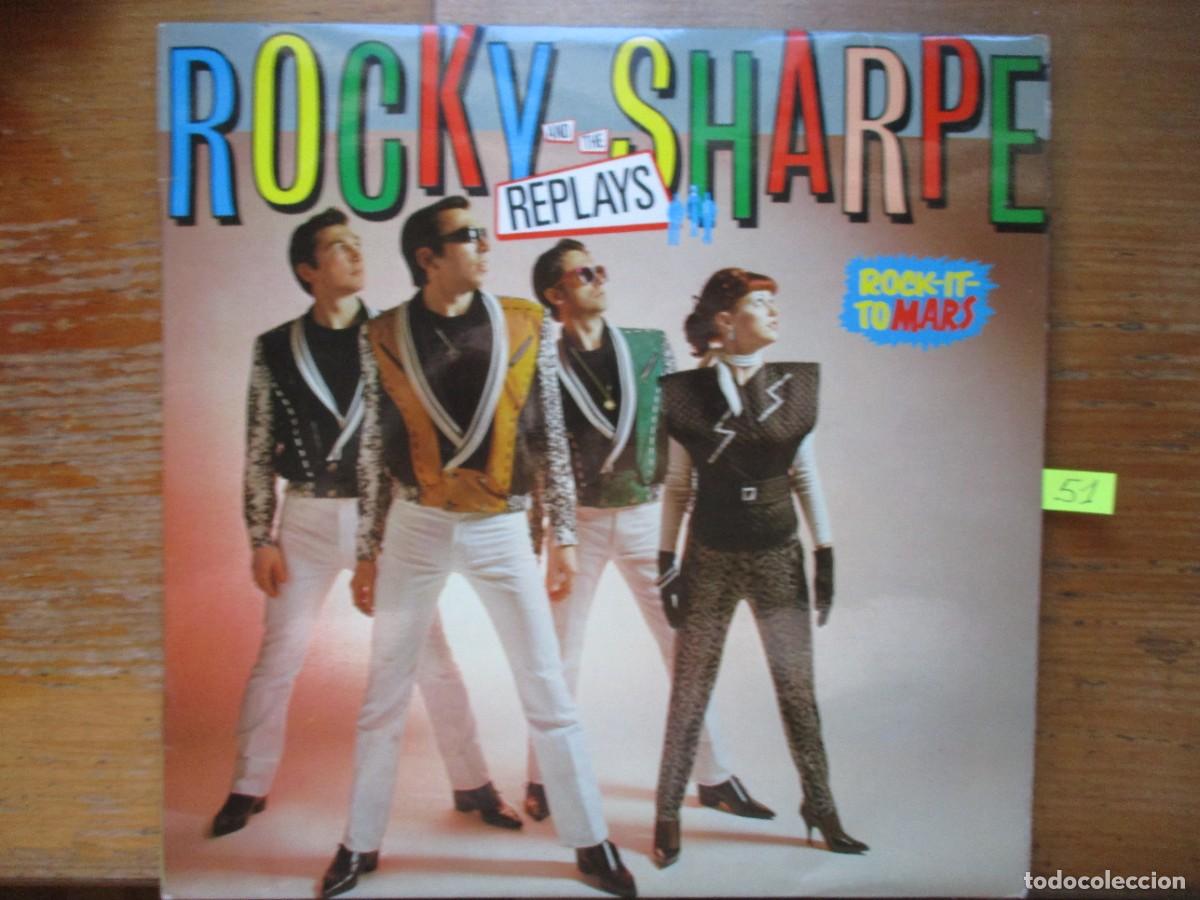 Discos de vinilo: DISCO LP , ROCKY AND THE SHARPE , ROCK IT TO MARS , BUEN ESTADO VER FOTOS