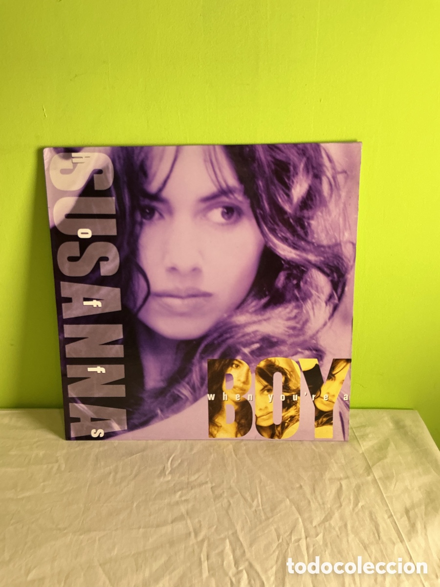 Discos de vinilo: Susanna Hoffs &ndash; When You&rsquo;re a Boy | LP de vinilo, 1991, con funda interior y letras