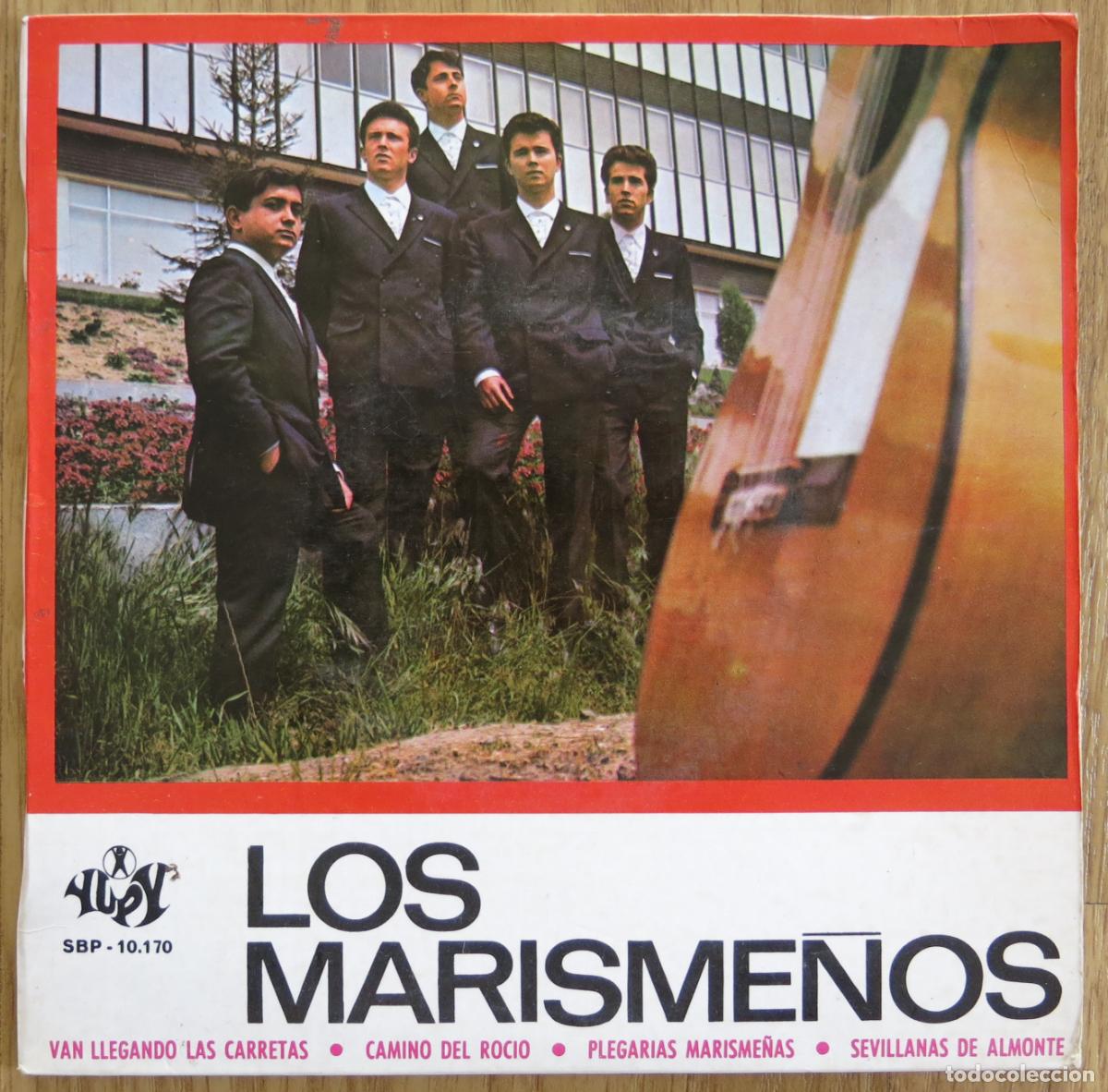 Discos de vinilo: EP LOS MARISME&Ntilde;OS VAN LLEGANDO LAS CARRETAS GINES PUEBLA ZARZAMORA RUMBAS SEVILLANAS FANDANGOS