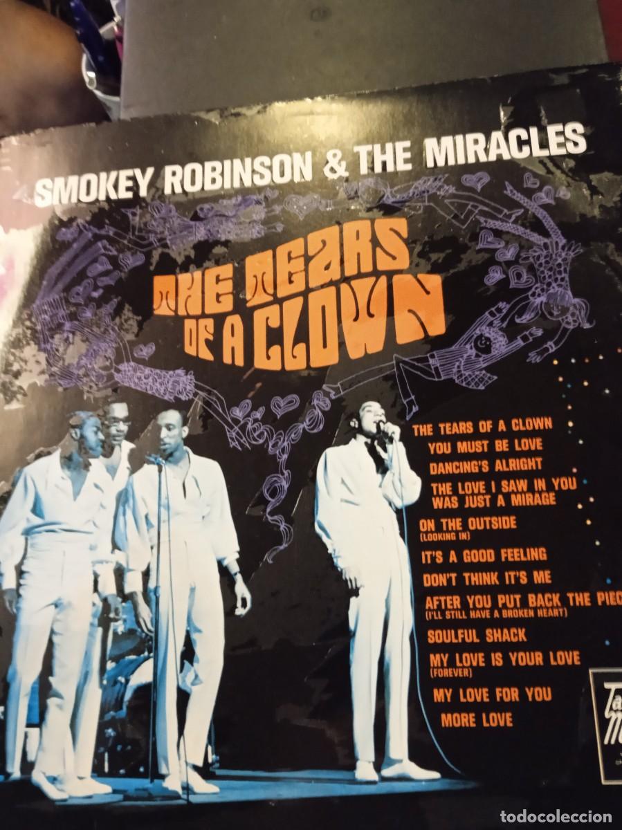 Discos de vinilo: SMOKEY ROBINSON & THE MIRACLES- THE TEARS OF A CLOWN. LP ALEMANIA REED
