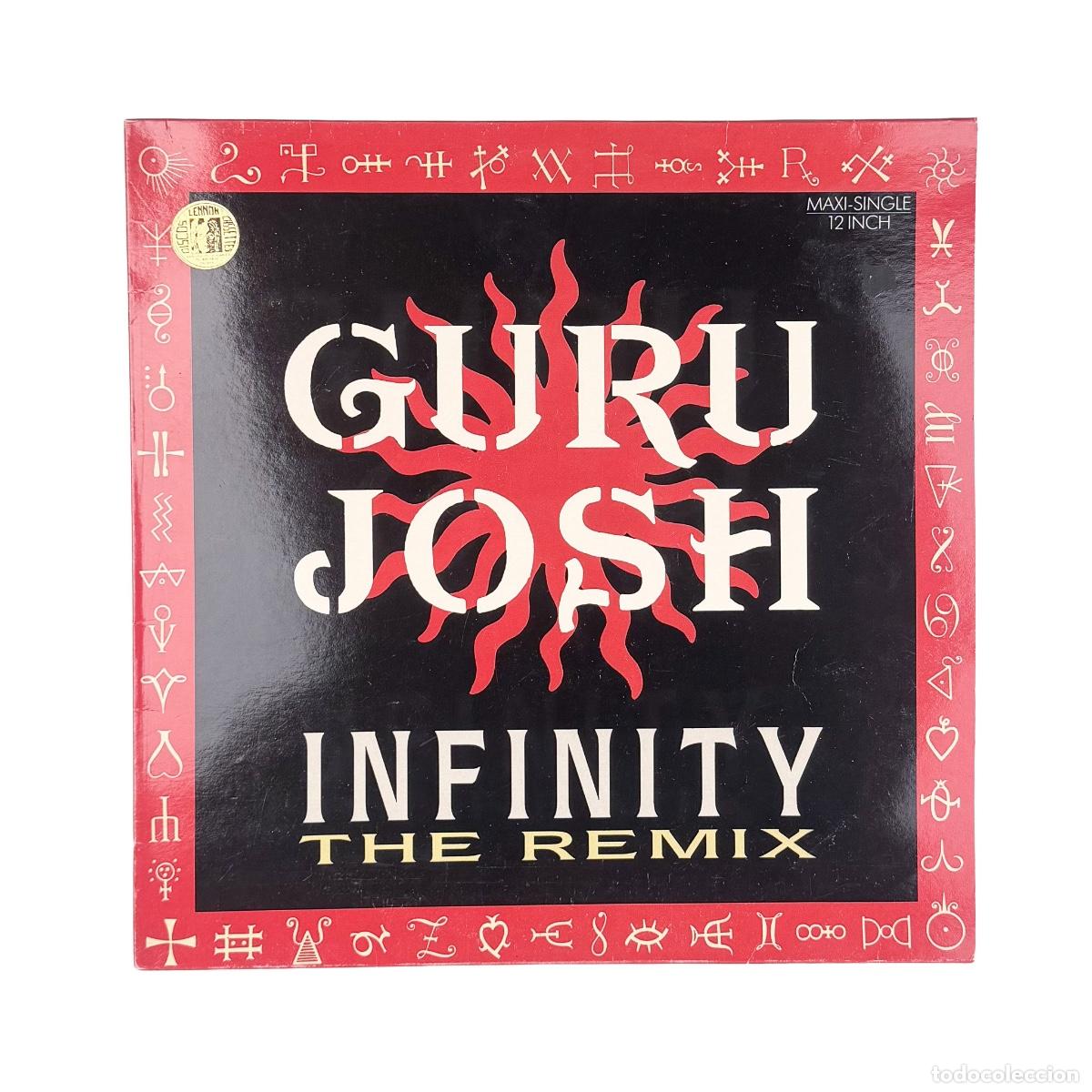 Discos de vinilo: MAXI LP. Guru Josh. Infinity (The Remix) (VG/VG+)