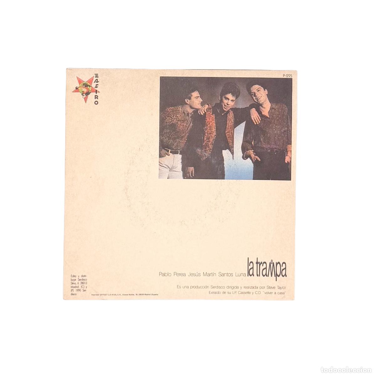 Discos de vinilo: SINGLE. La Trampa. Ac&eacute;rcate Y B&eacute;same (VG+/VG+) - Foto 2