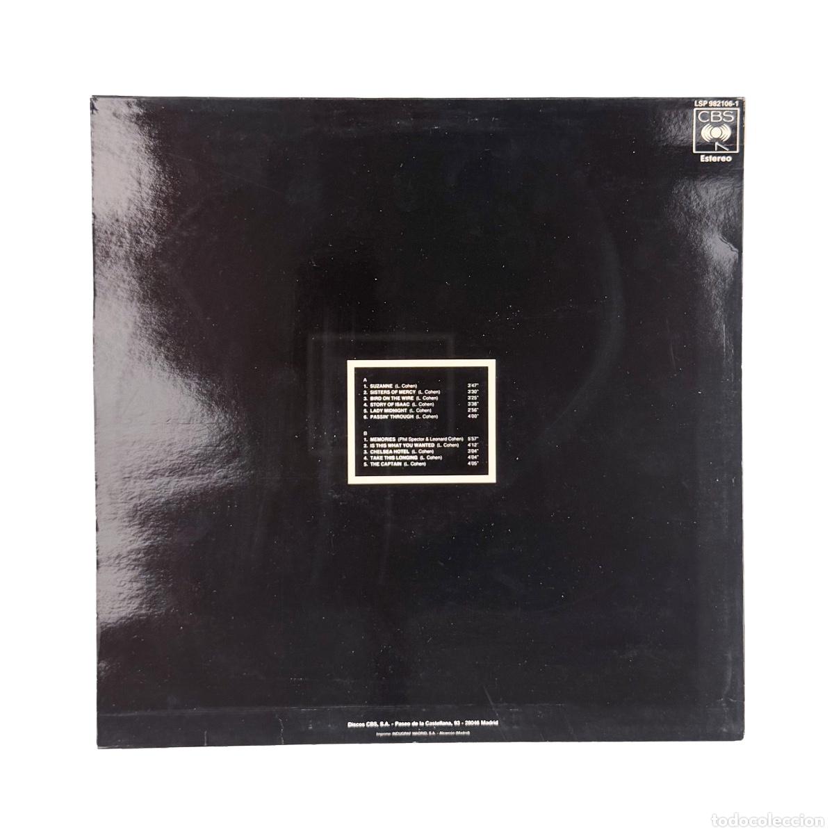Discos de vinilo: LP. Leonard Cohen. Leonard Cohen (VG+/VG+) - Foto 2