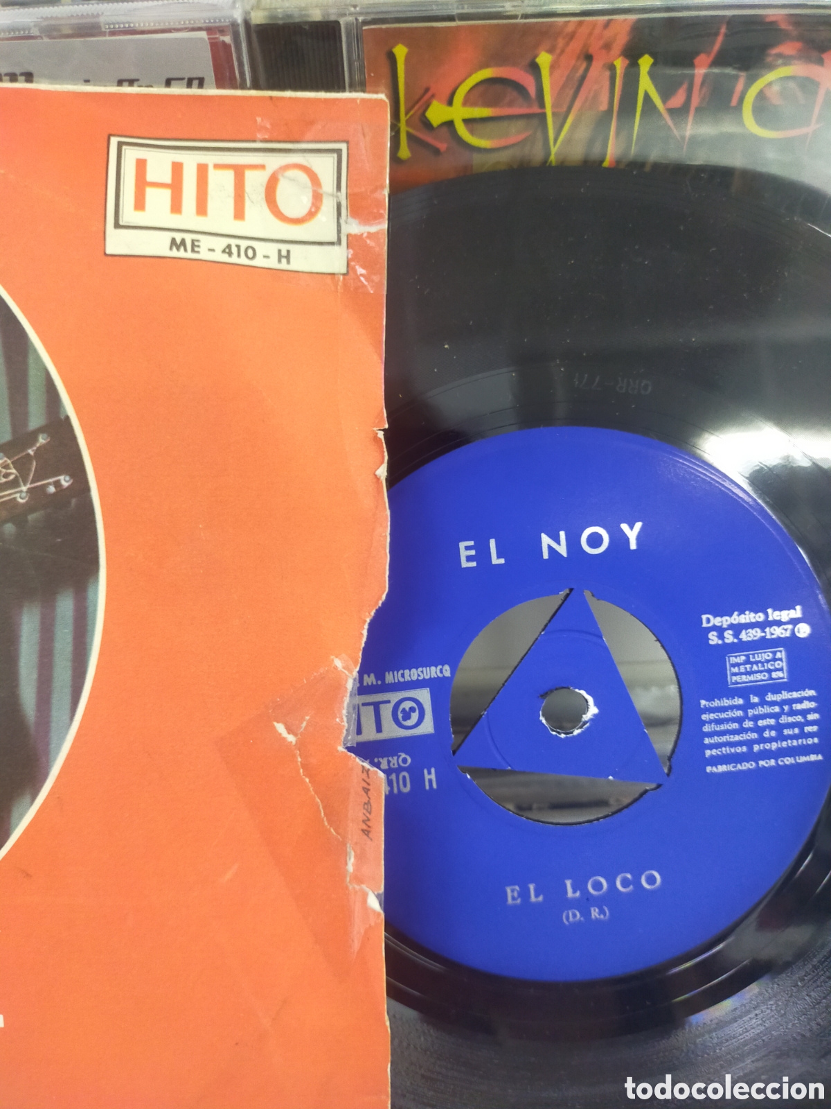 Discos de vinilo: El noy single el loco 1967 - Foto 2