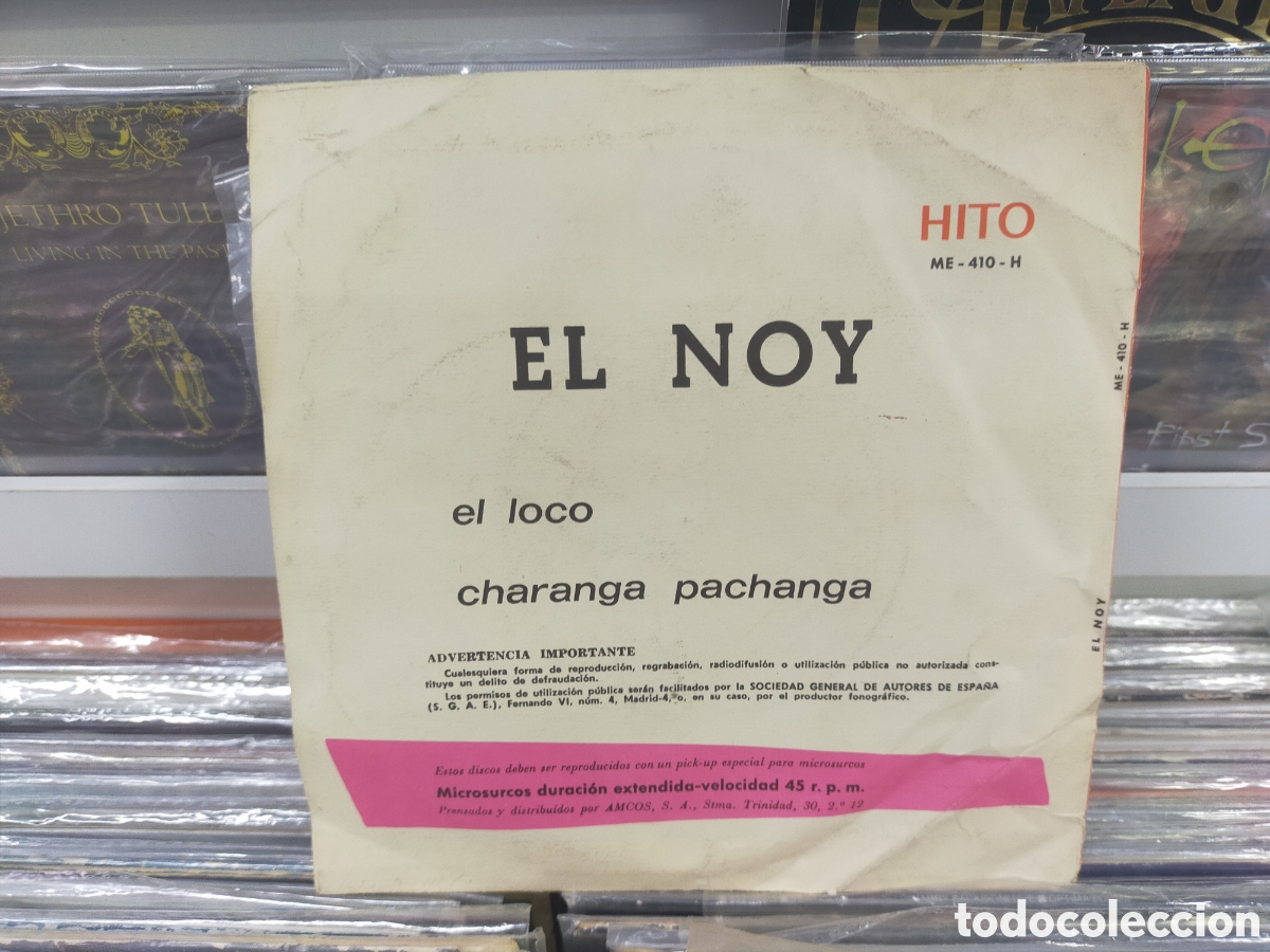 Discos de vinilo: El noy single el loco 1967 - Foto 3