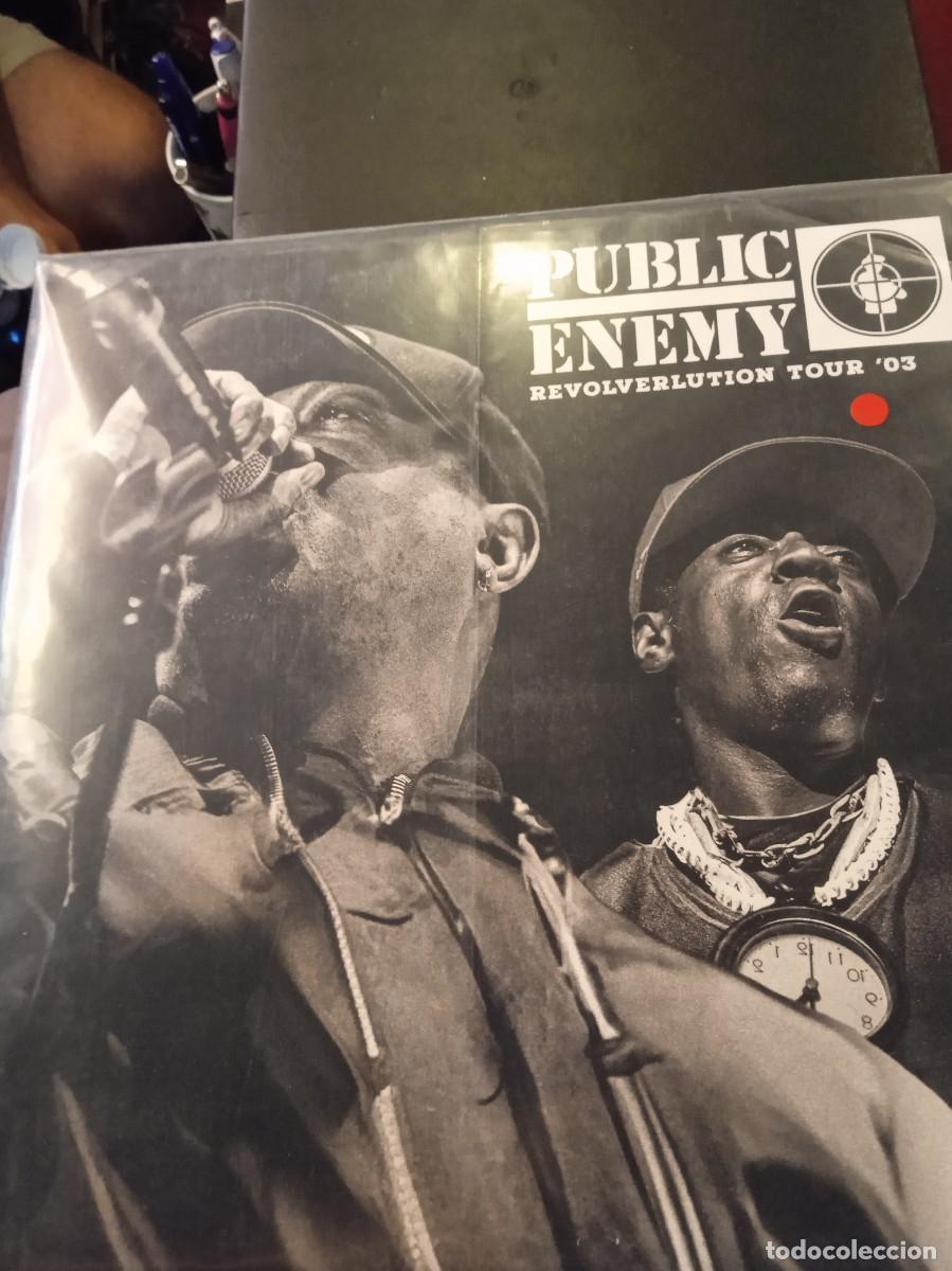 Discos de vinilo: PUBLIC ENEMY- REVOLVERLUTION TOUR ' 03. LP TRIPLE