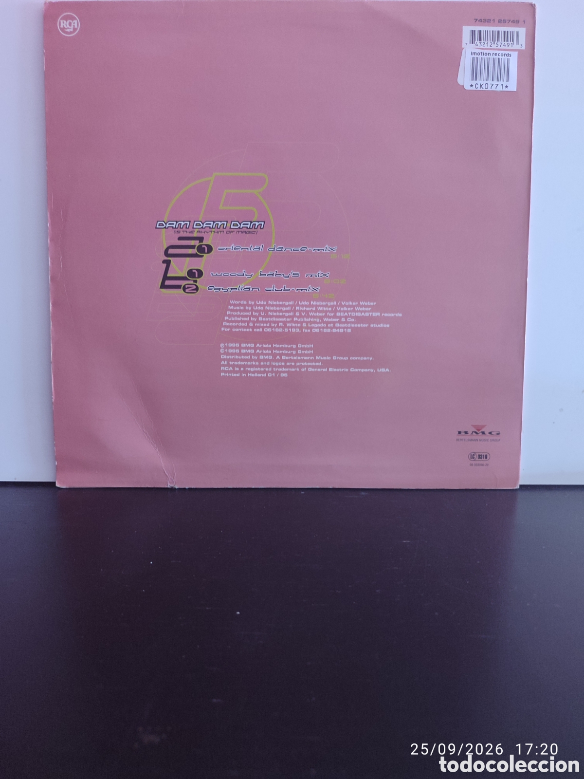 Discos de vinilo: Disco de vinilo CK0771 - Foto 2