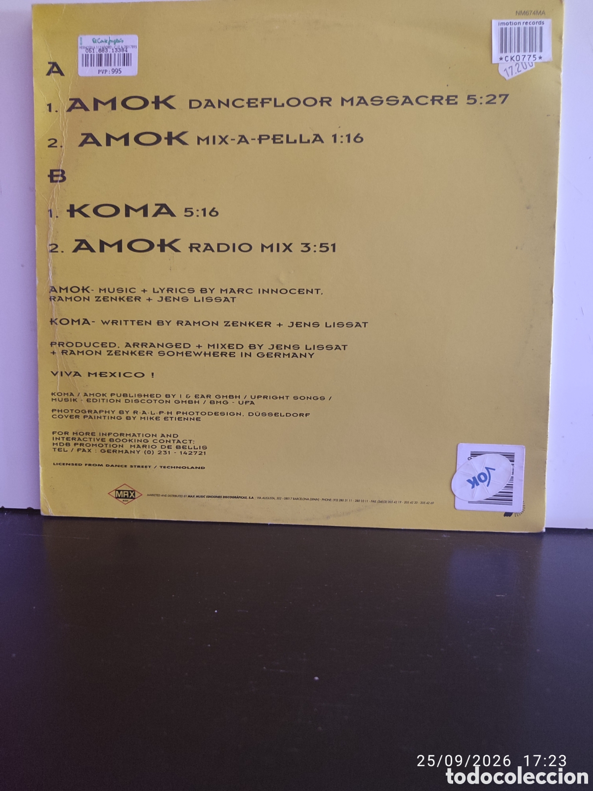 Discos de vinilo: Disco de vinilo CK0775 - Foto 2