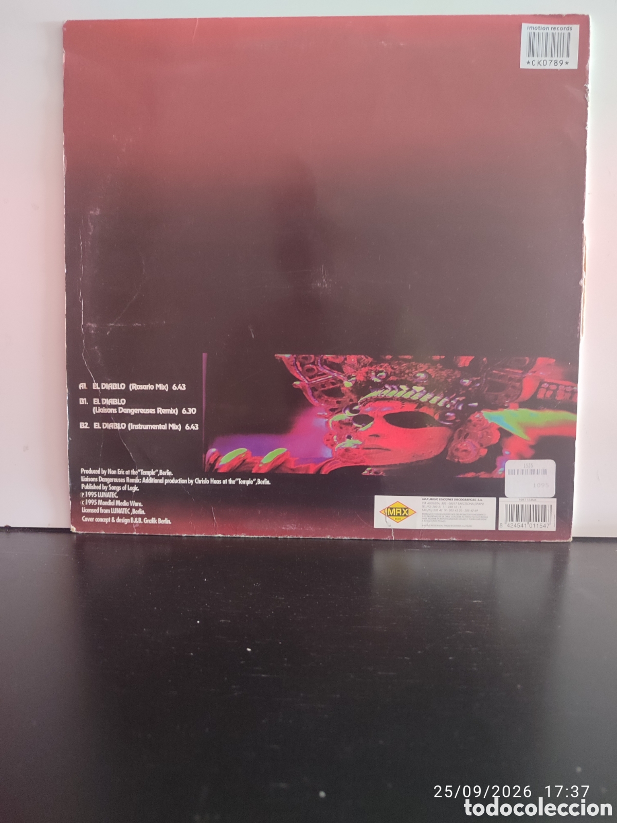 Discos de vinilo: Disco de vinilo CK0789 - Foto 2