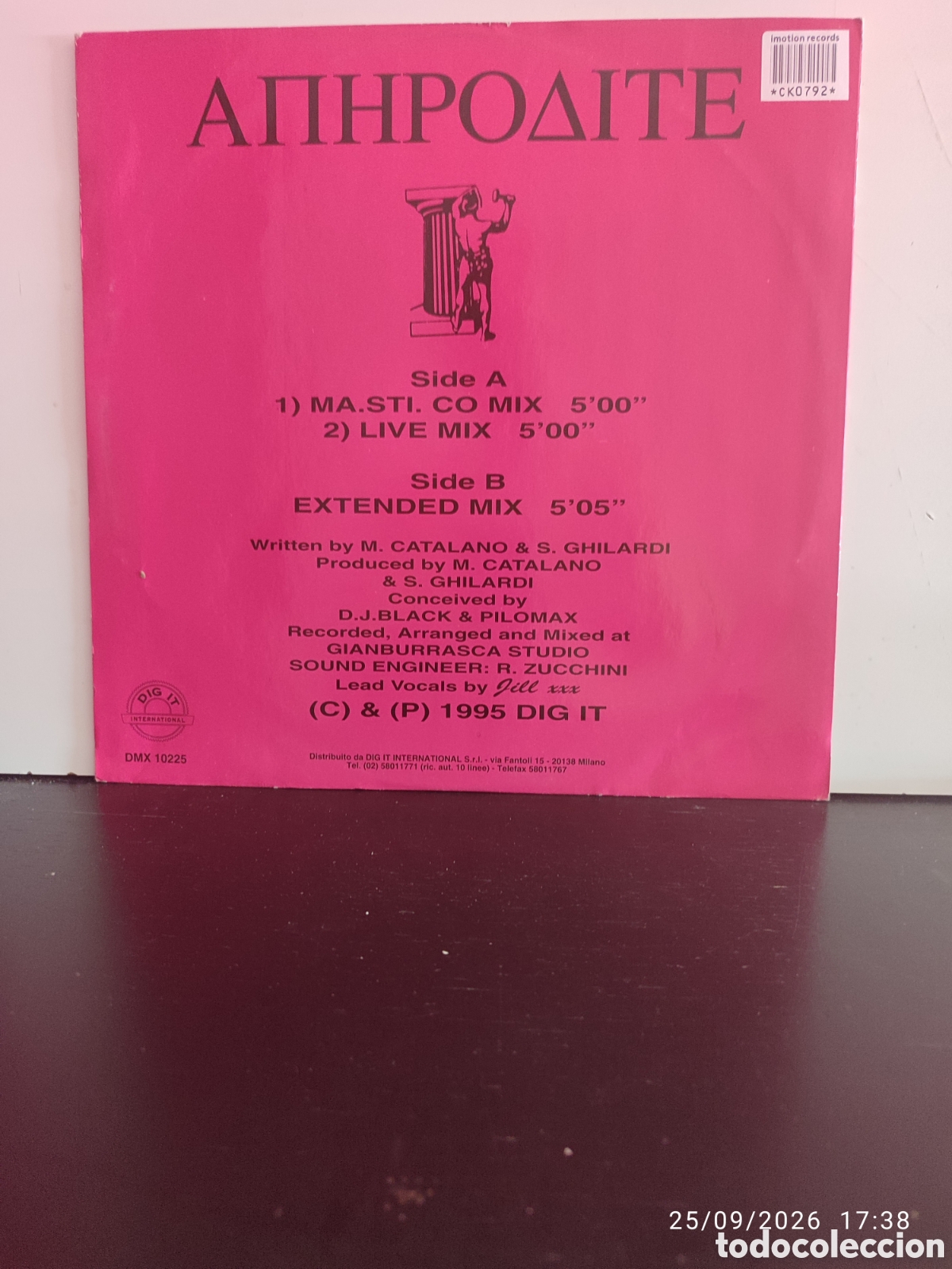Discos de vinilo: Disco de vinilo CK0792 - Foto 2