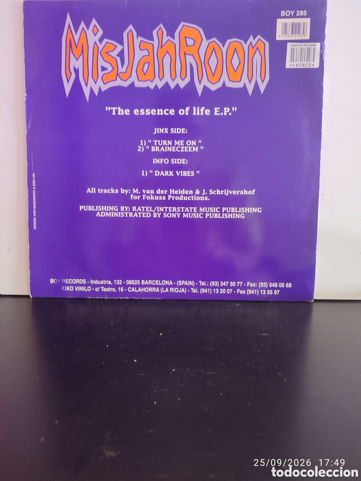 Discos de vinilo: Disco de vinilo CK0803 - Foto 2