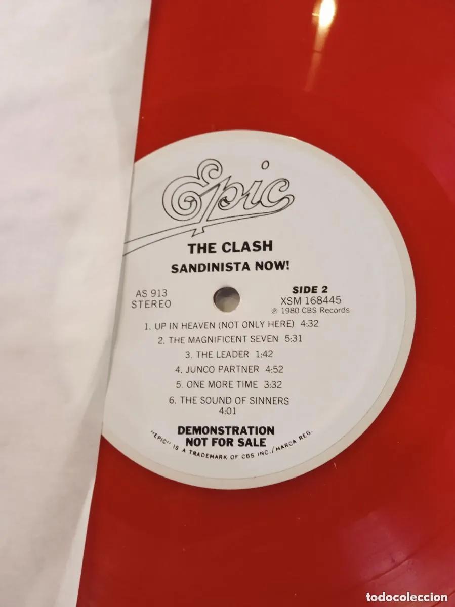 Discos de vinilo: THE CLASH- SANDINISTA NOW! SAMPLER LP - Foto 3