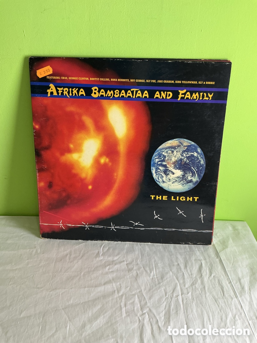 Dischi in vinile: Afrika Bambaataa and Family &ndash; The Light | LP espa&ntilde;ol de 1988
