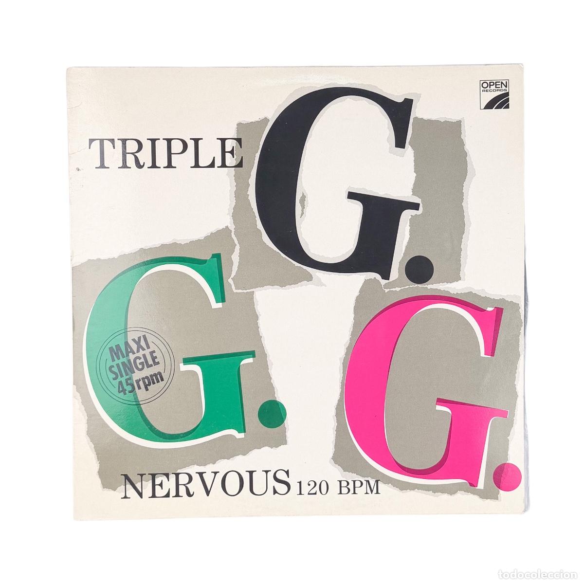 Discos de vinilo: MAXI LP. Triple G.. Nervous (VG+/VG+) - Foto 1
