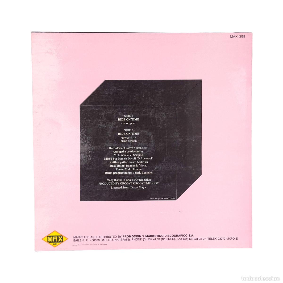 Discos de vinilo: MAXI LP. Black Box. Ride On Time (VG/VG+) - Foto 2