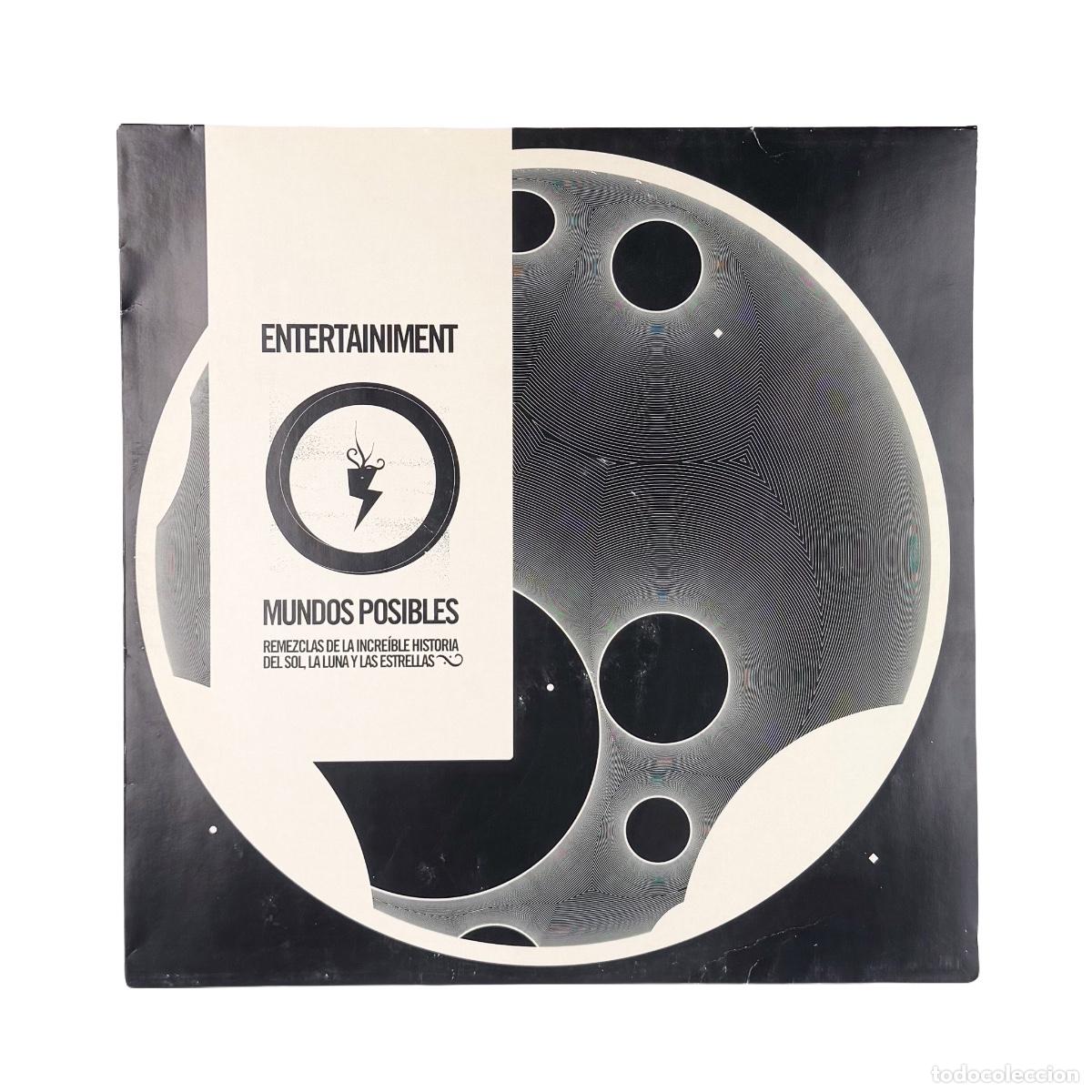 Vinyl records: MAXI LP. Entertainiment. Mundos Posibles (Remezclas de la Increible Historia Del Sol, la Luna y Las