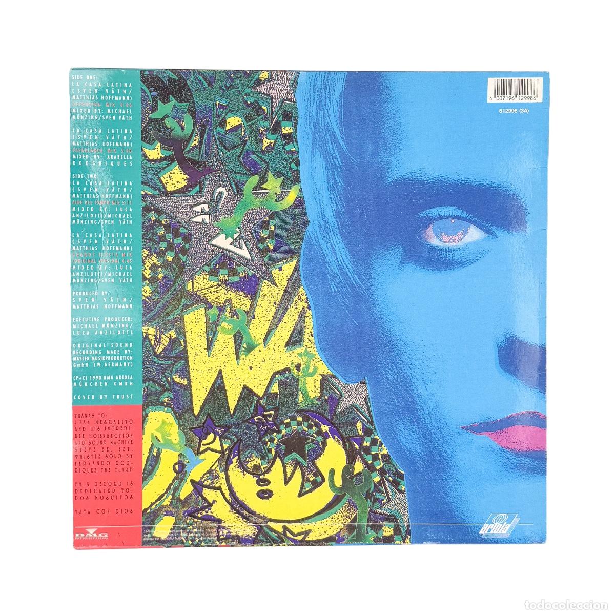 Discos de vinilo: MAXI LP. Off. La Casa Latina (90 Remix) (VG+/VG+) - Foto 2