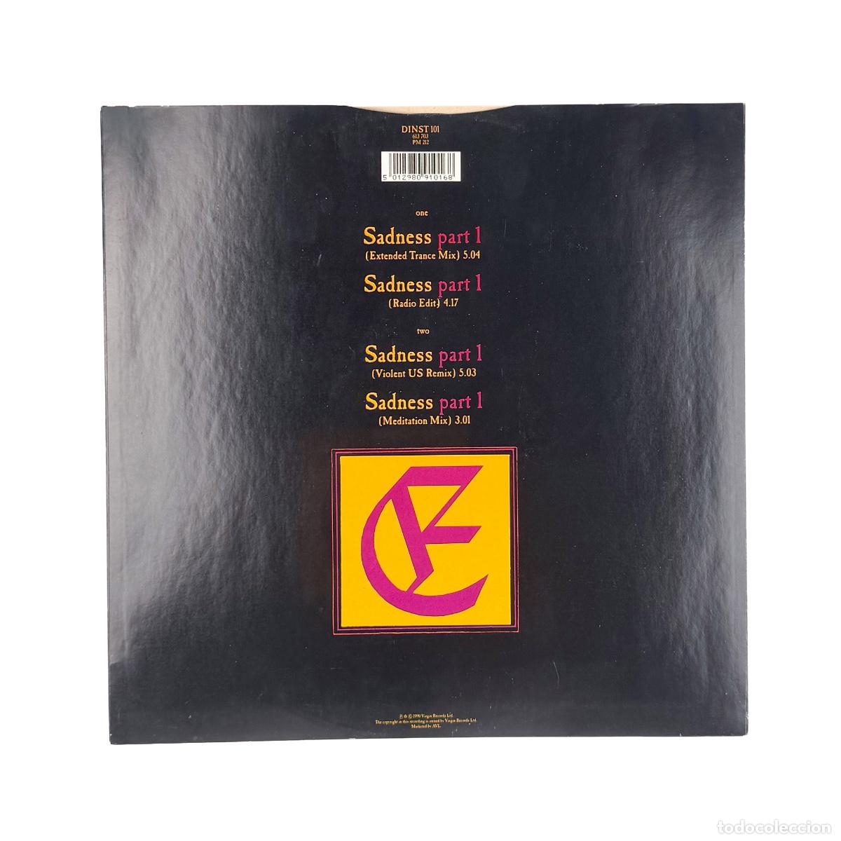 Discos de vinilo: MAXI LP. Enigma. Sadness Part 1 (VG+/VG+) - Foto 2