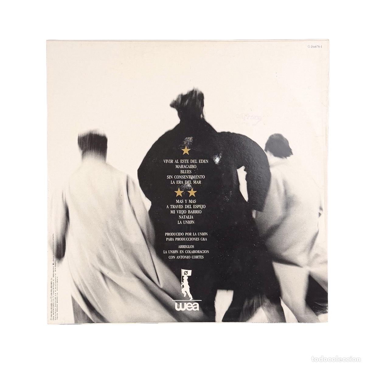 Discos de vinilo: LP. La Uni&oacute;n. Vivir Al Este Del Ed&eacute;n (VG/VG+) - Foto 2