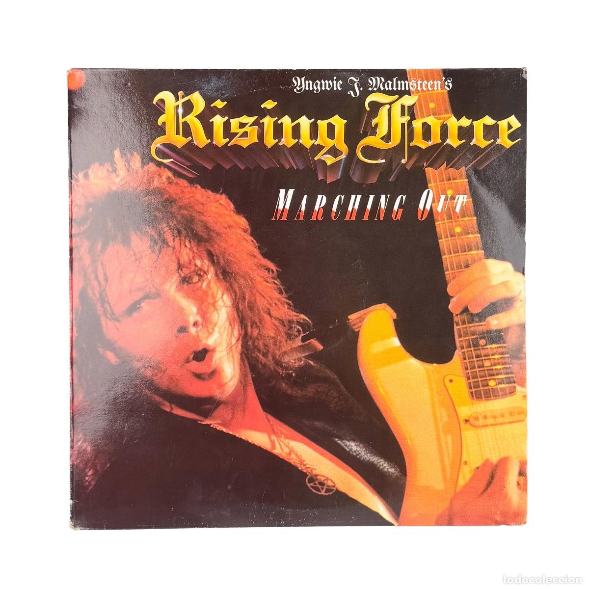 Vinyl records: LP. Yngwie J. Malmsteen's Rising Force. Marching Out (VG+/VG+)