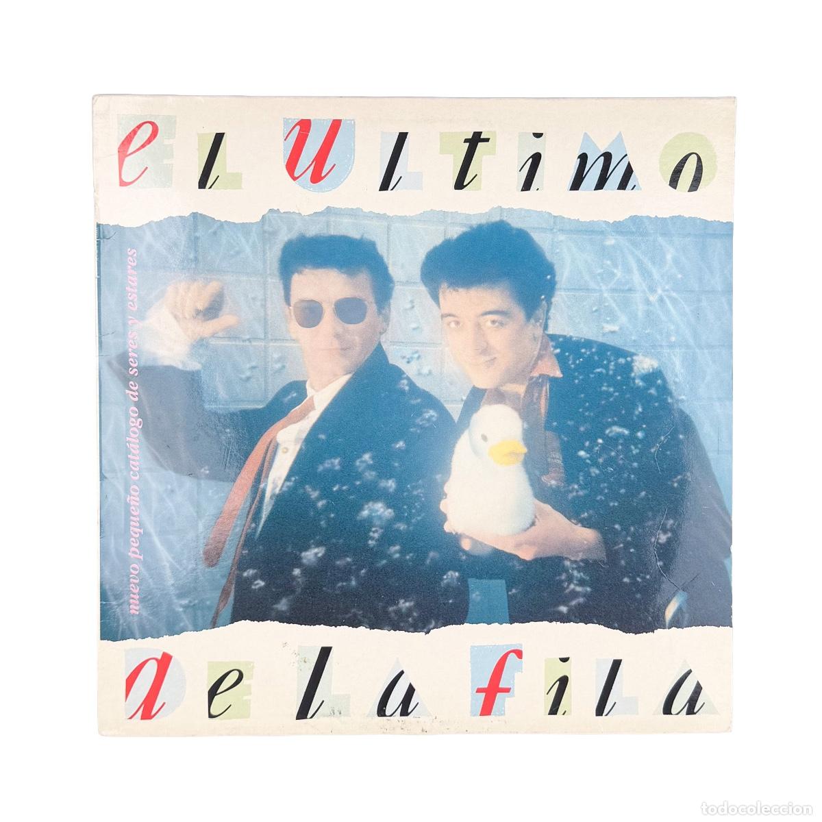 Vinyl records: LP. El &Uacute;ltimo De La Fila. Nuevo Peque&ntilde;o Cat&aacute;logo De Seres Y Estares (VG/VG+)