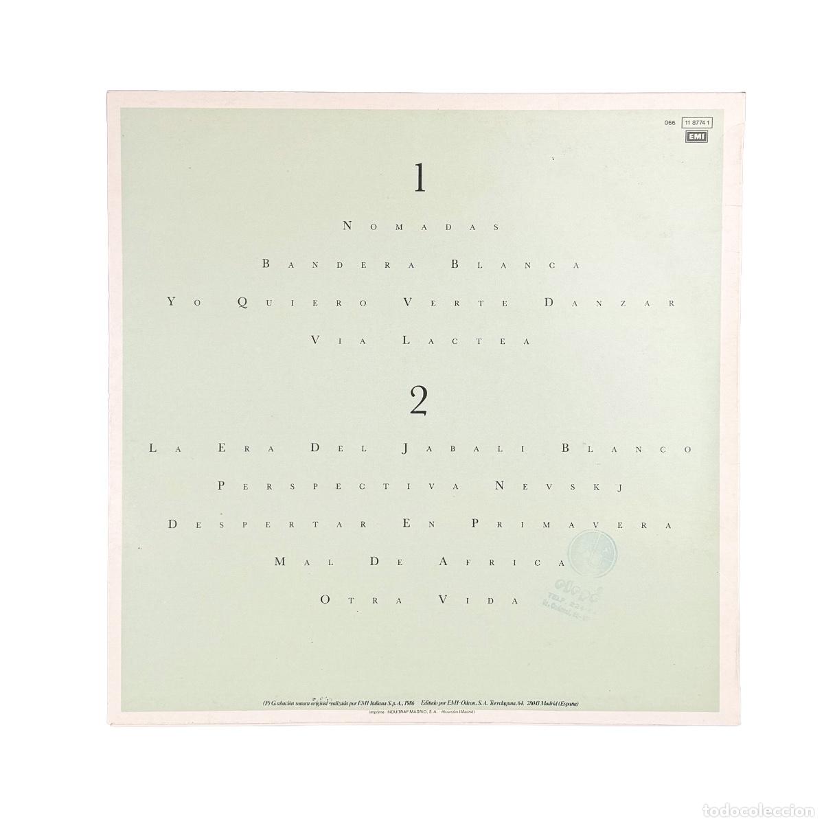 Discos de vinilo: LP. Franco Battiato. Nomadas (VG+/VG+) - Foto 2