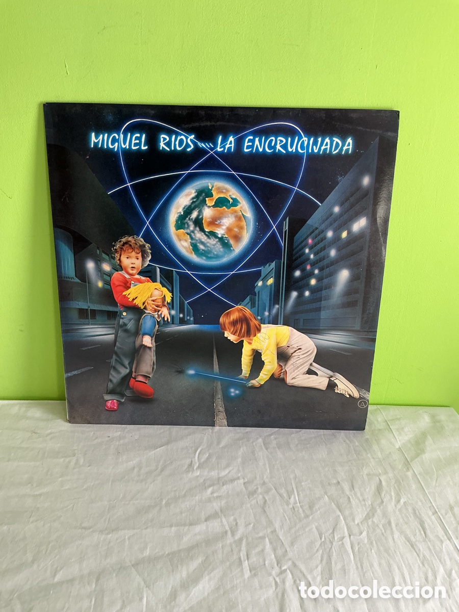 Discos de vinilo: Miguel R&iacute;os &ndash; La encrucijada | LP Polydor de 1984