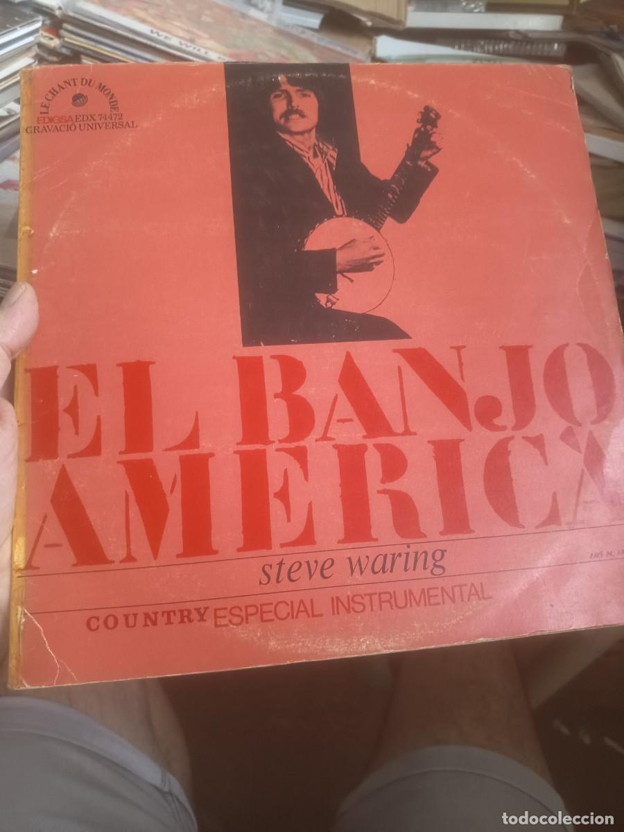 Discos de vinilo: DiSCO LP EL BANJO AMERICA ,( STEVE WARING)