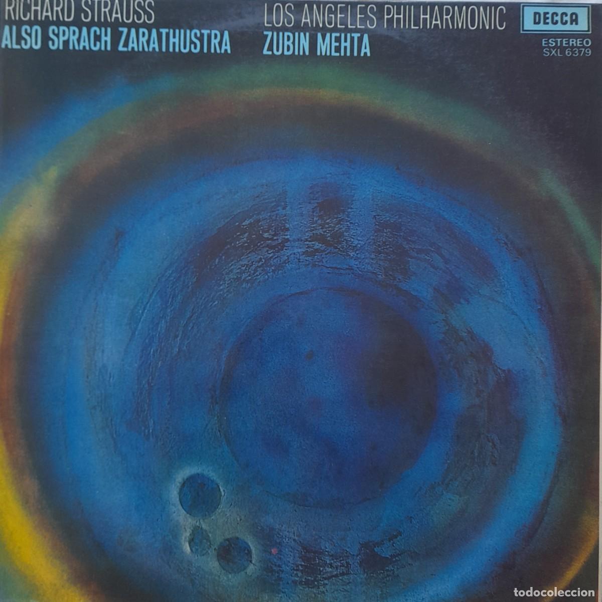 Discos de vinilo: RICHARD STRAUSS. Also sprach Zarathustra. Zubin Mehta. Muy raro. LP DECCA 1968