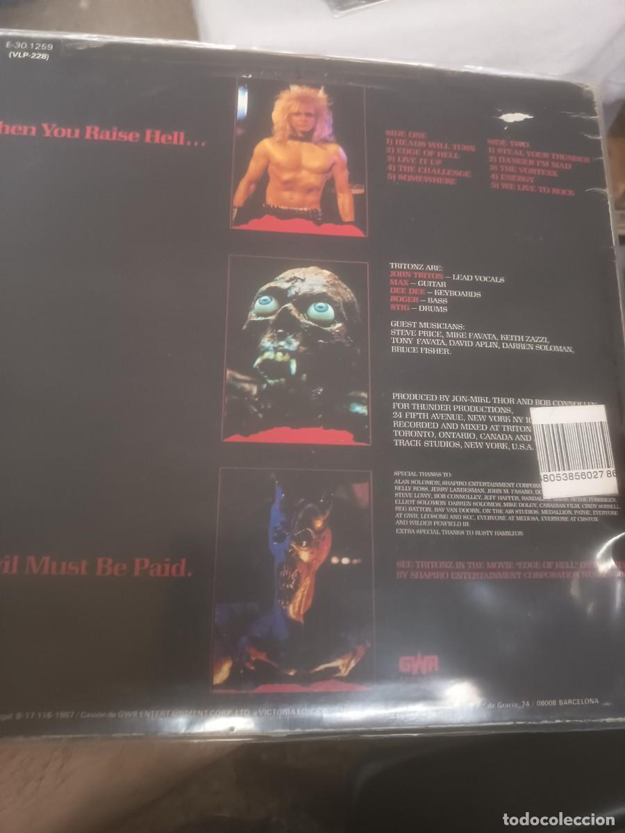 Discos de vinilo: DISCO LP THE EDGE OF HELL - Foto 2