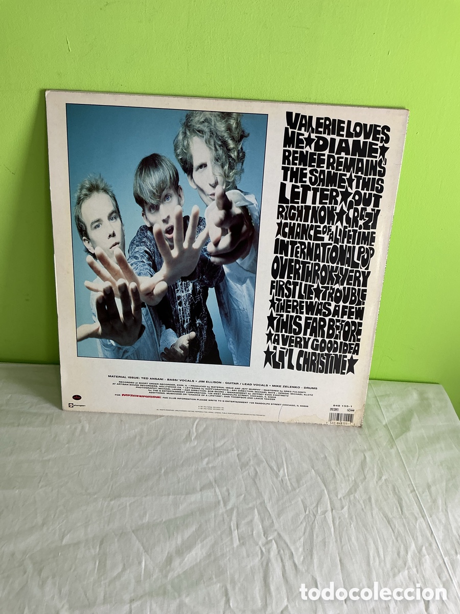 Discos de vinilo: Material Issue &ndash; International Pop Overthrow | LP 1991 - Foto 9