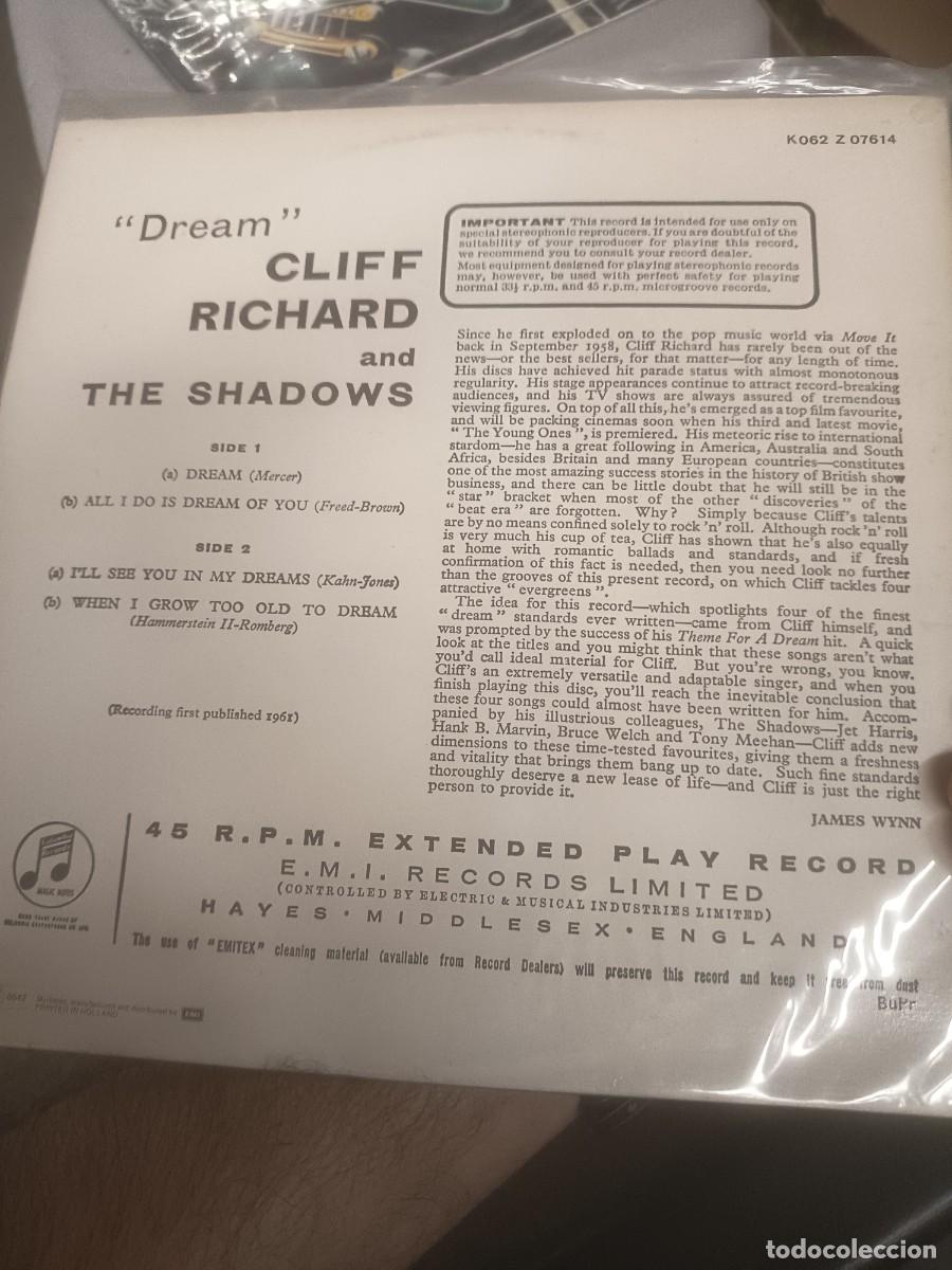 Discos de vinilo: DISCO LP CLIFF RICHARD ,( DREAM),Holanda - Foto 2