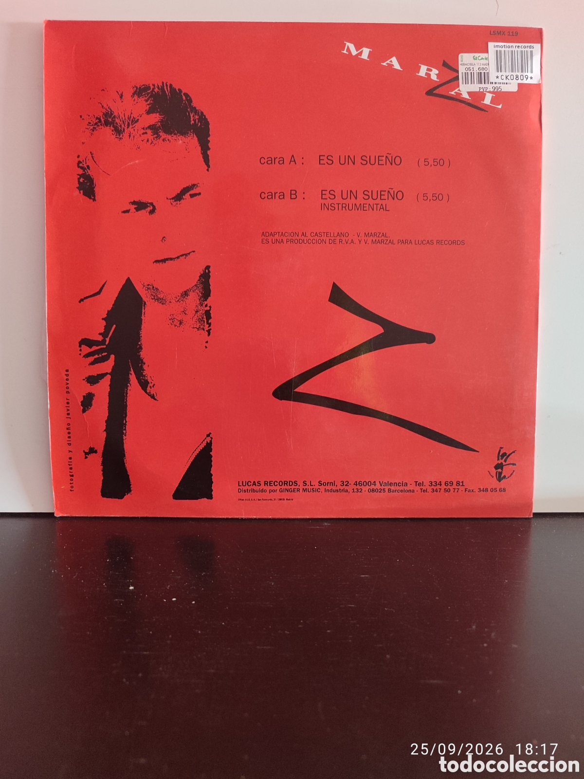 Discos de vinilo: Disco de vinilo CK0809 - Foto 2