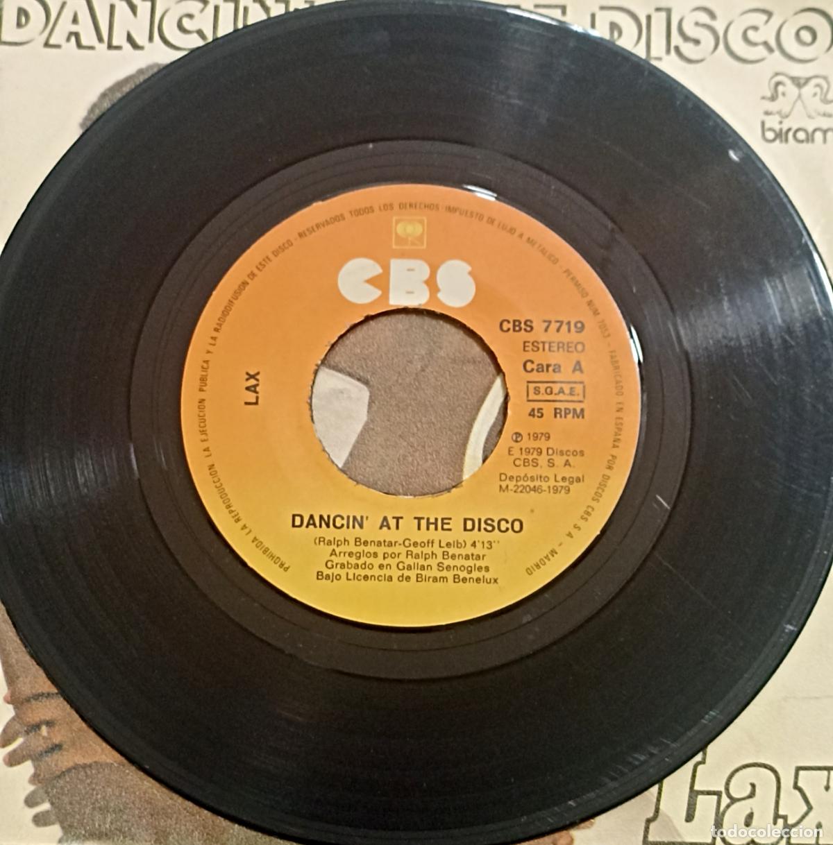 Discos de vinilo: SINGLE LAX - DANCIN&acute;AT THE DISCO - CBS 1979 - Foto 3