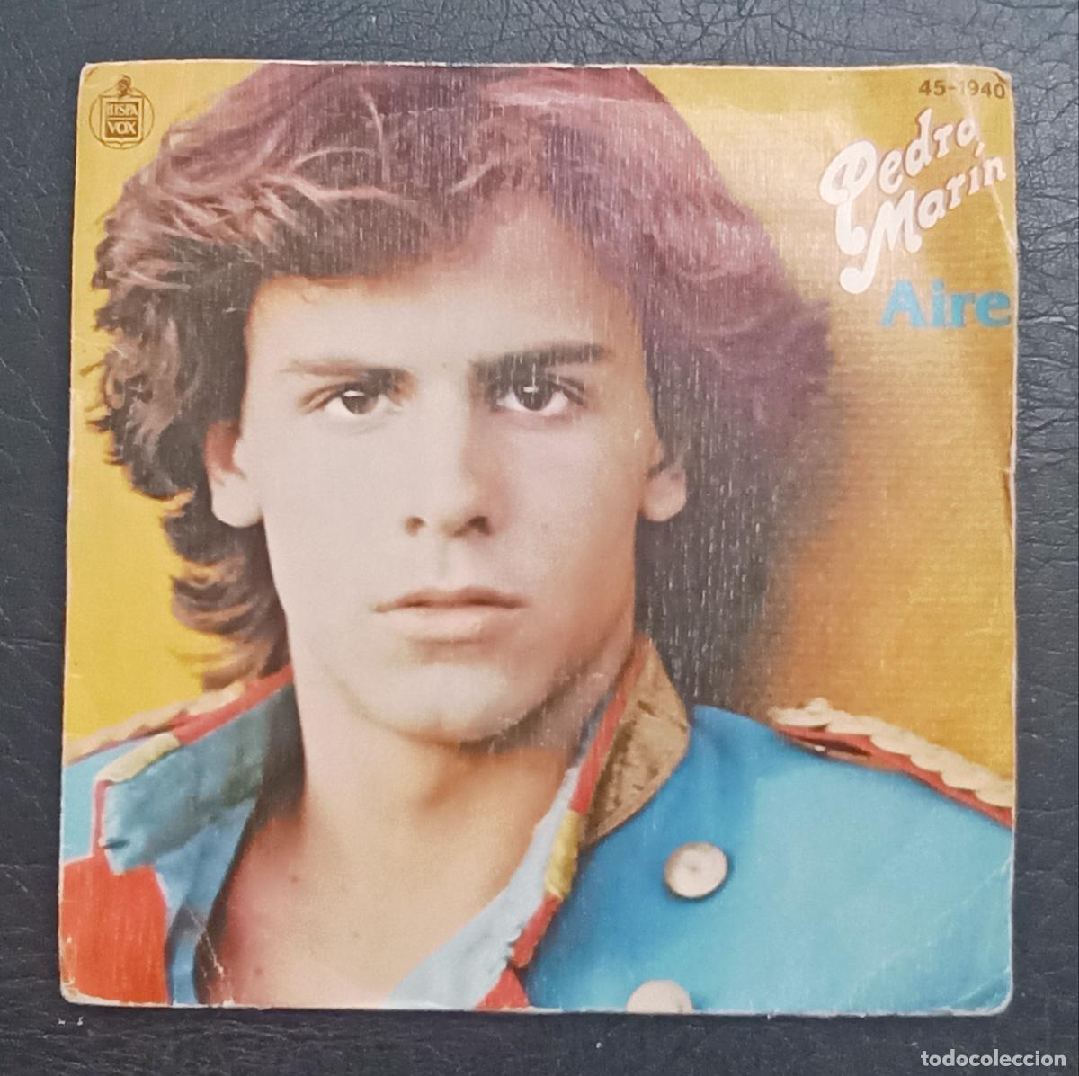 Discos de vinilo: SINGLE PEDRO MARIN - AIRE - HISPAVOX 1980 - Foto 1