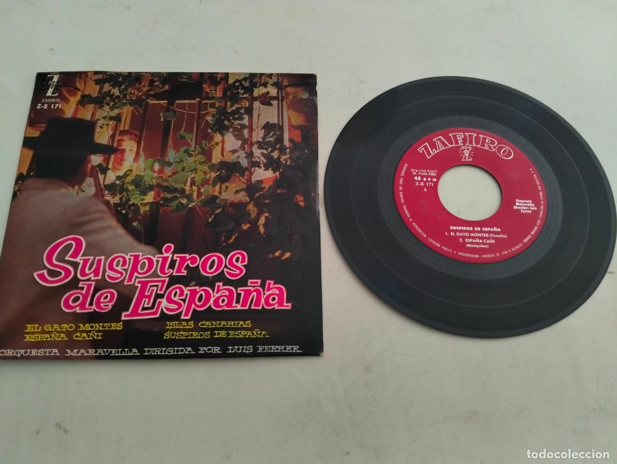 Discos de vinilo: DISCO SINGLE, SUSPIROS DE ESPA&Ntilde;A, EL GATO MONTES
