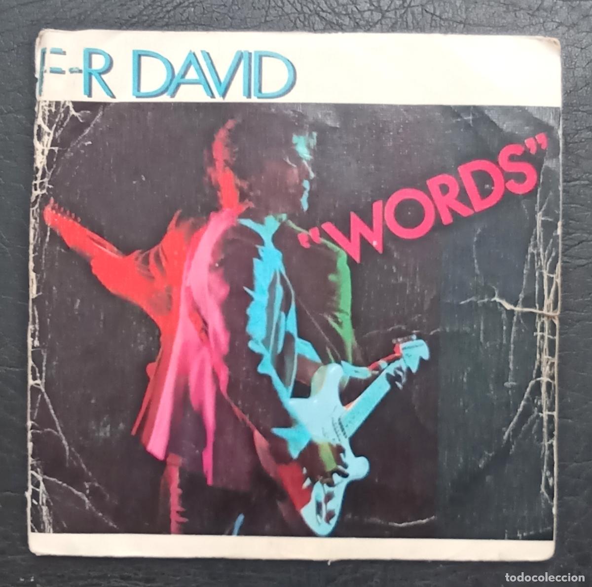 Discos de vinilo: SINGLE F-R-DAVIS - WORDS - CARRERE 1982