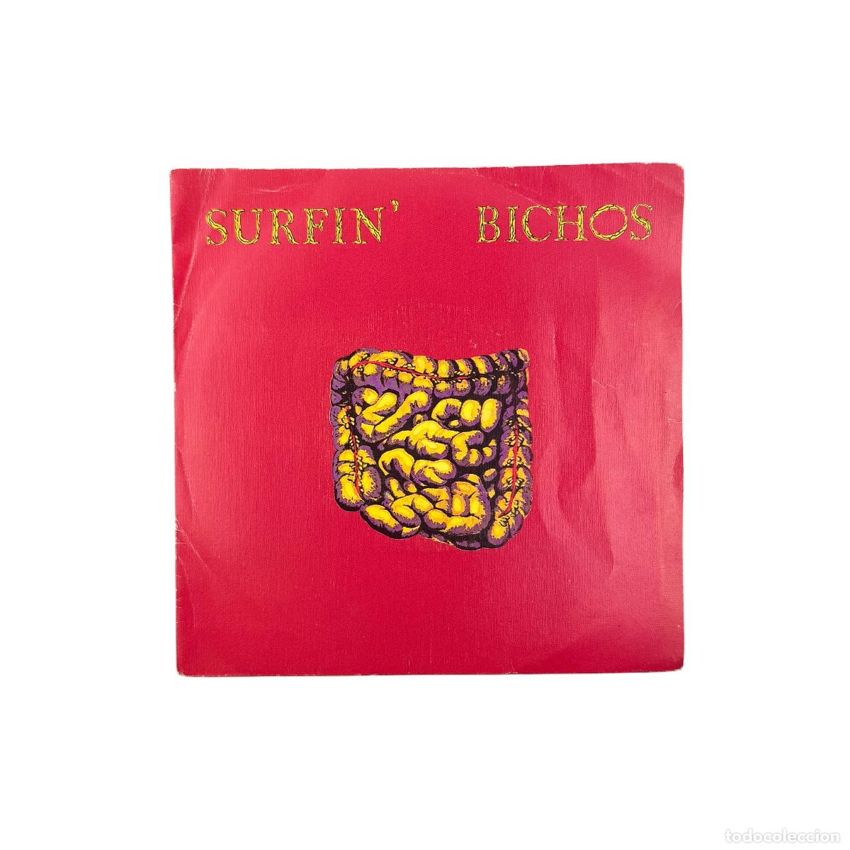 Discos de vinilo: SINGLE. Surfin' Bichos. &iquest;Amas Lo Desconocido? / Sin Dejar De Sonreir (VG+/VG+)